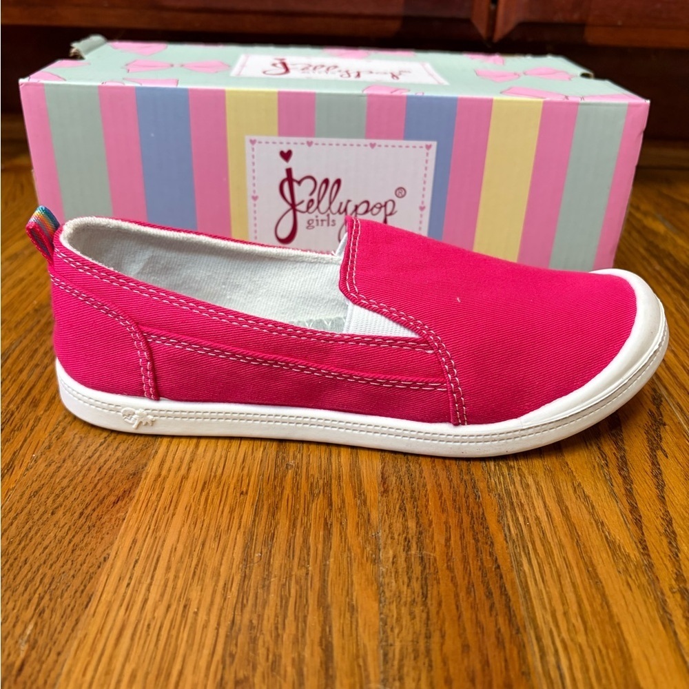 Jellypop Kids' Fuchsia Slip-On Sneakers